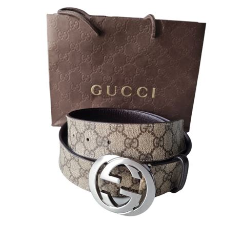 cintura gucci gg supreme|gucci buckle width.